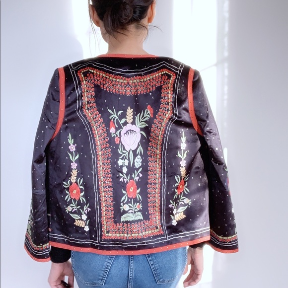 MEGAN Faux Suede Pattern Jacket - Picture 5 of 6